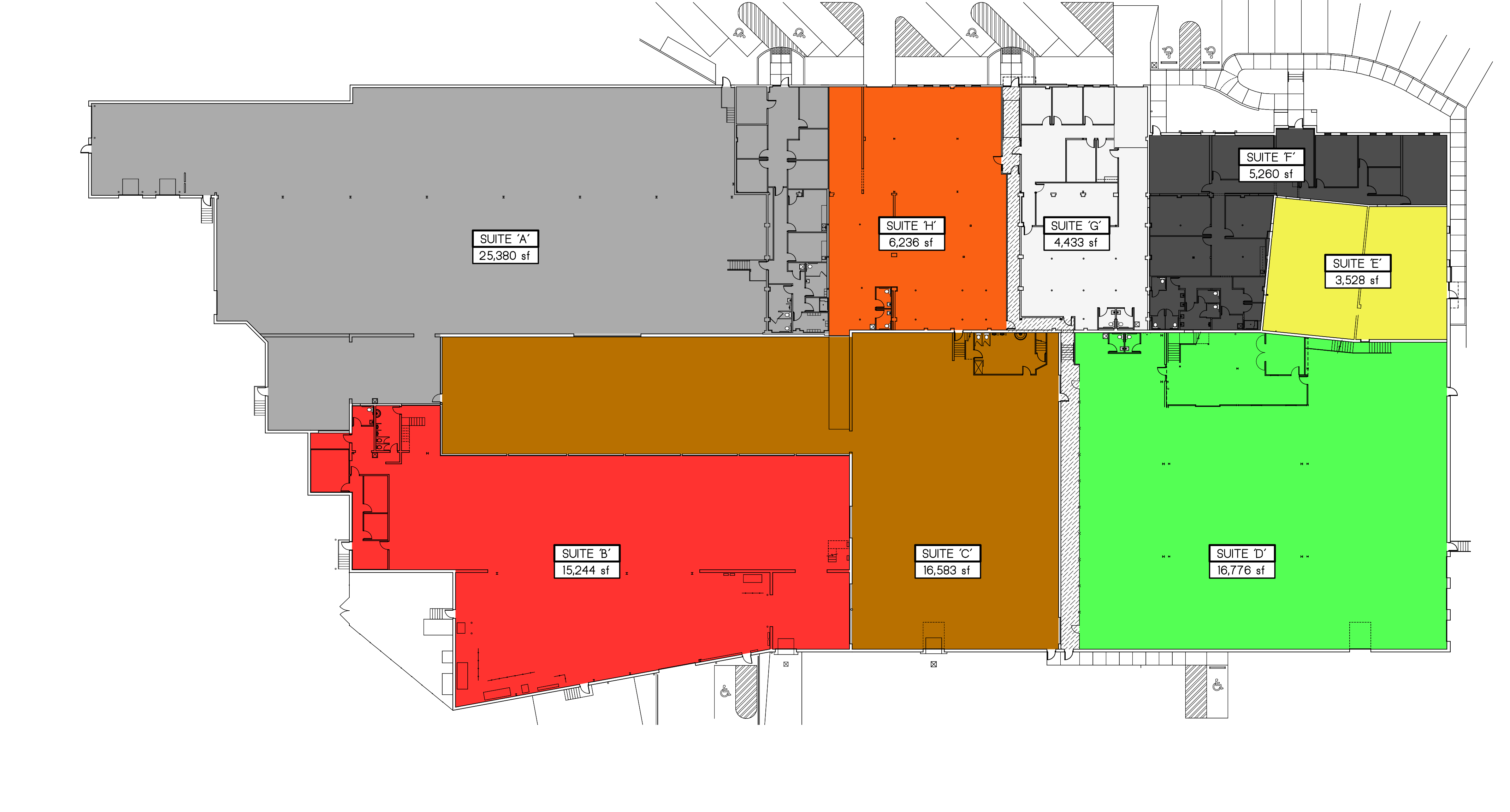 Whole complex floorplan